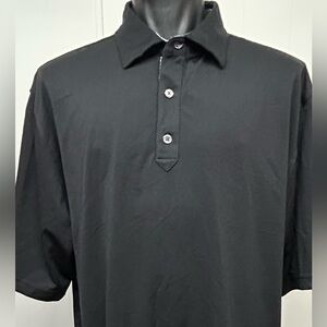 FOOTJOY mens size XL black golf polo